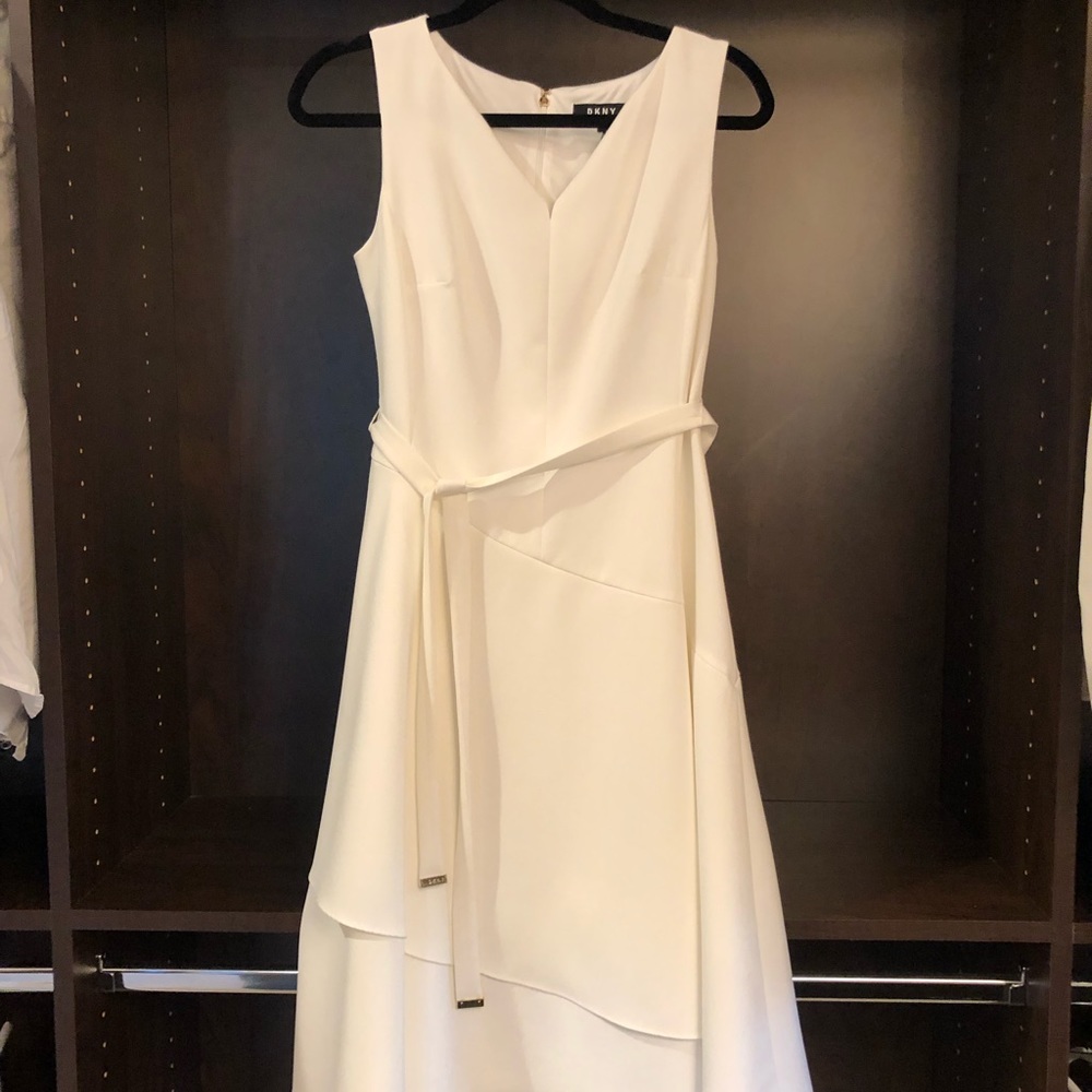 White DKNY Dress